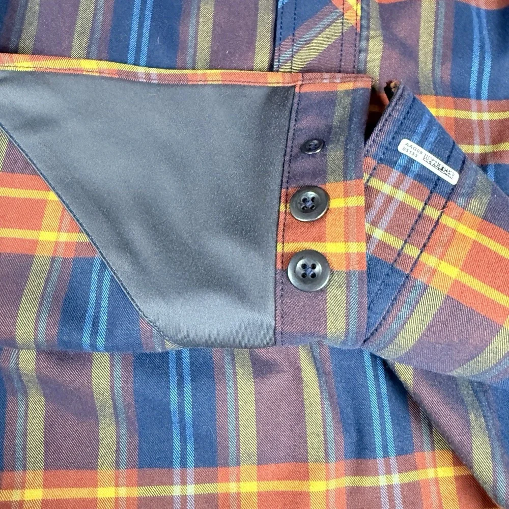 Alaskan Hardgear Mens Boar's Nest Flannel Long Sleeve Shirt Med Plaid Multicolor